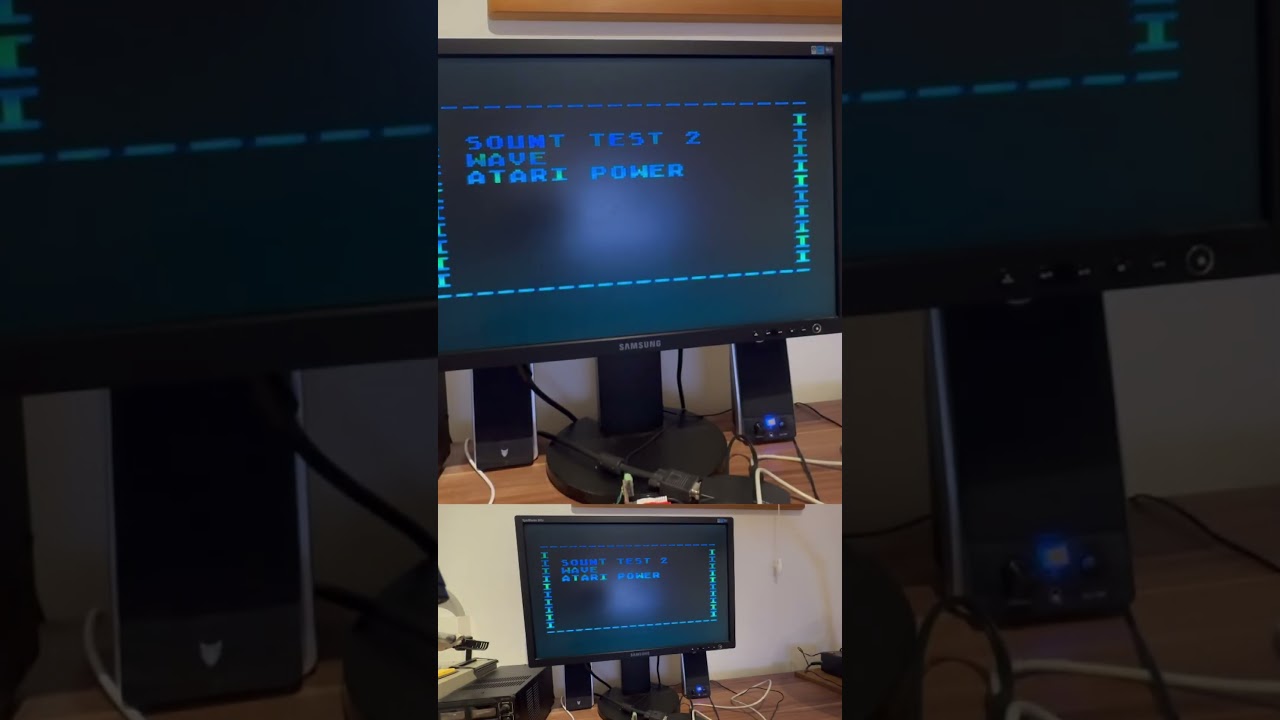 Screenshot: ATARI 800XE 4bit fm voice sound Short