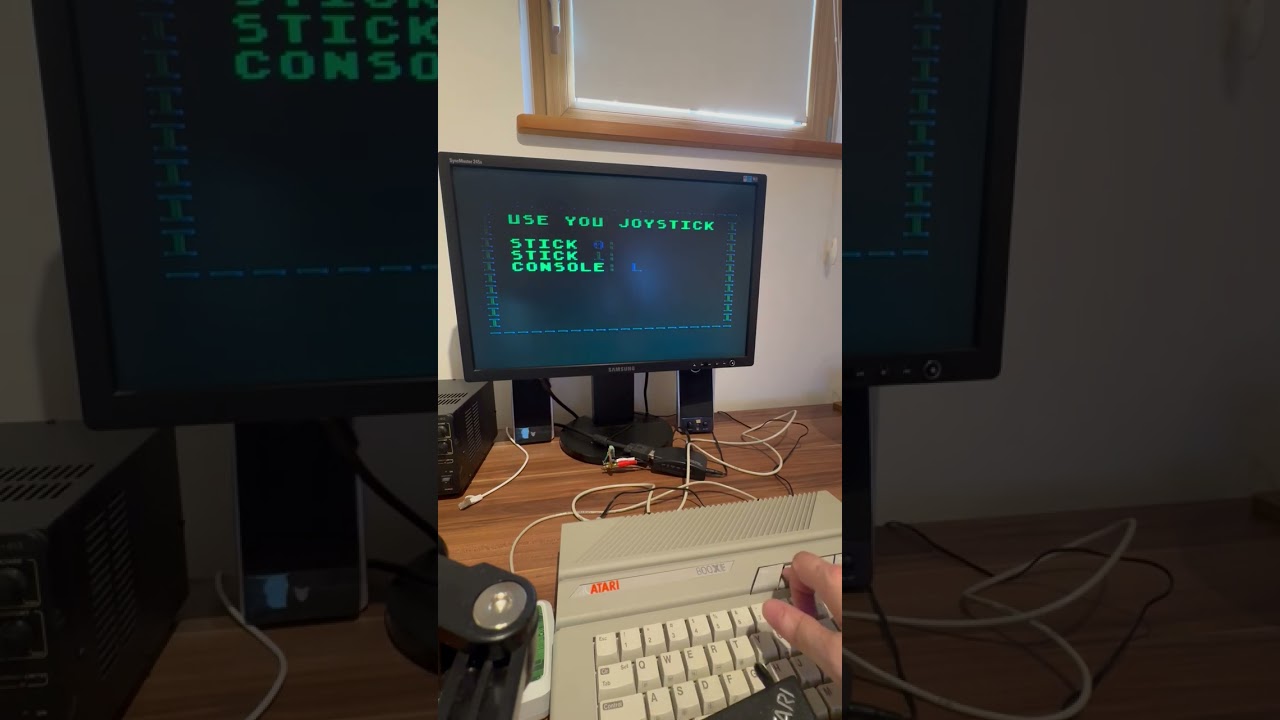 Screenshot: ATARI 800XE joy/consol test