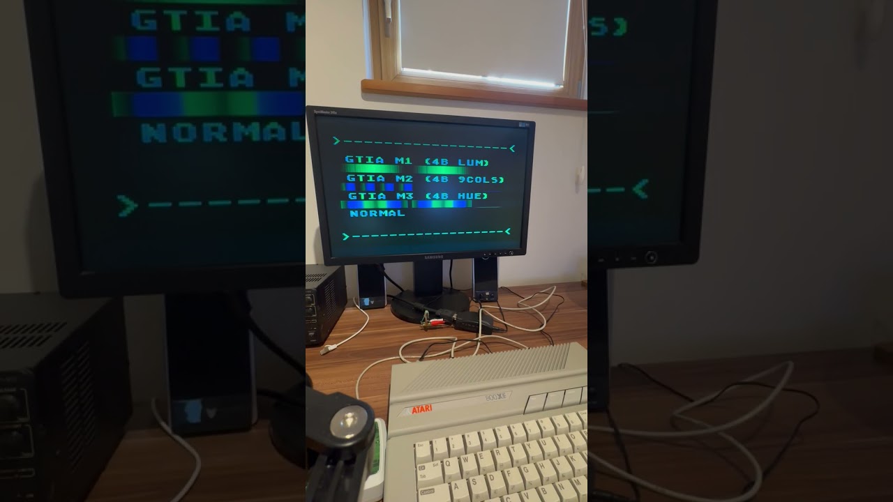 Screenshot: ATARI 800XE GTIA Modes