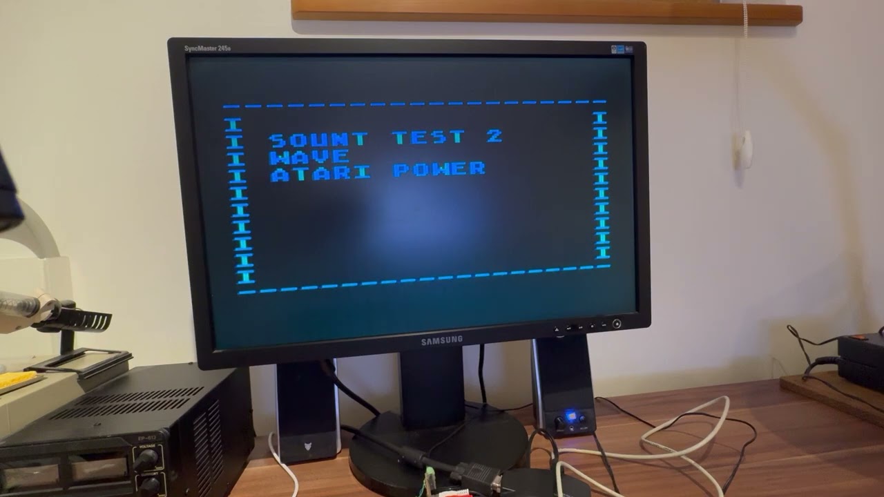 Screenshot: ATARI 800XE 4bit fm voice sound
