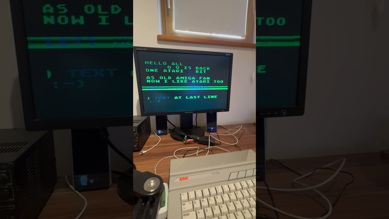 Screenshot: ATARI 800XE DLI test