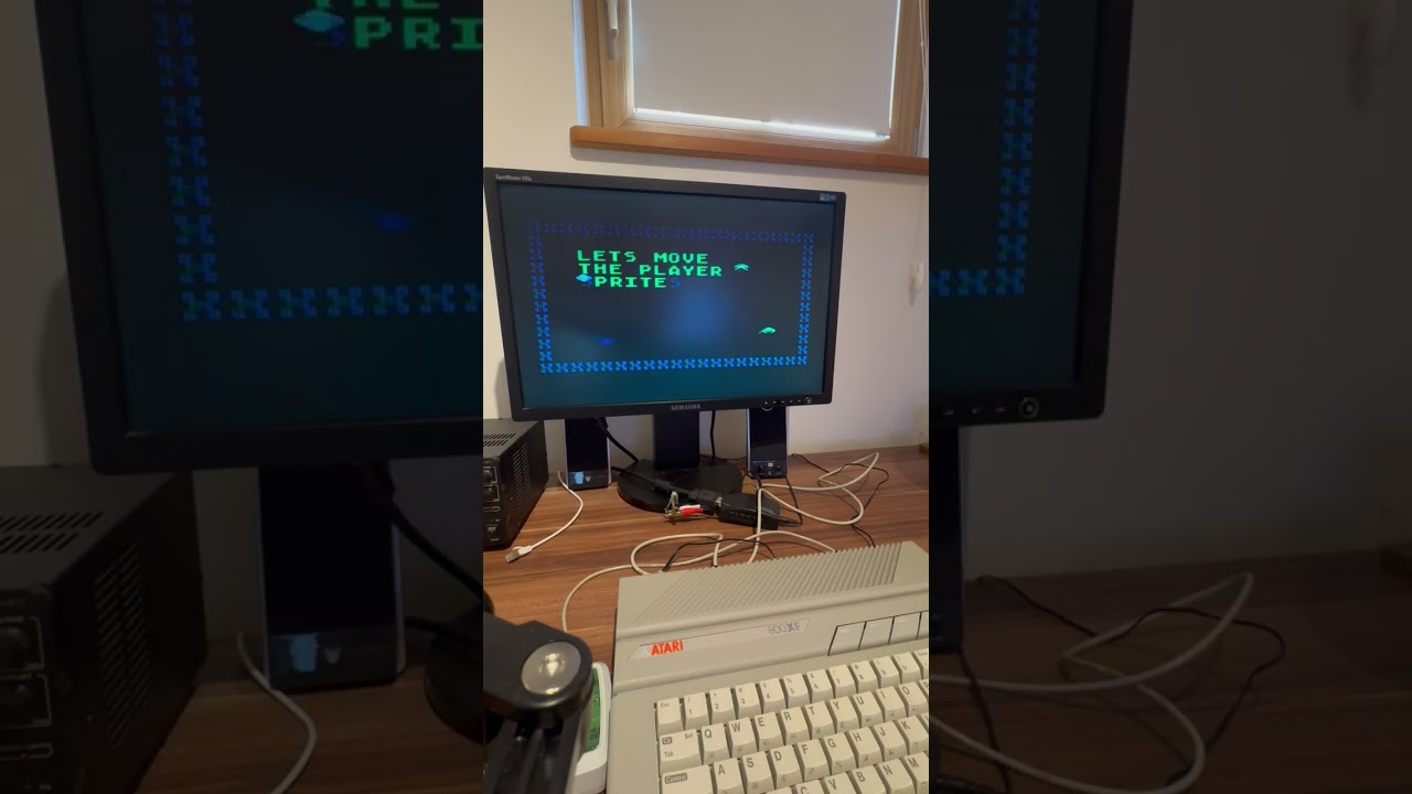 Screenshot: ATARI 800XE player sprites