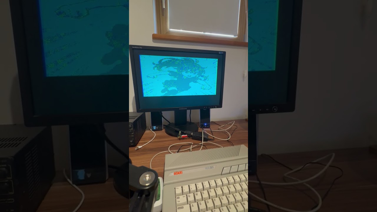 Screenshot: ATARI 800XE Hires test